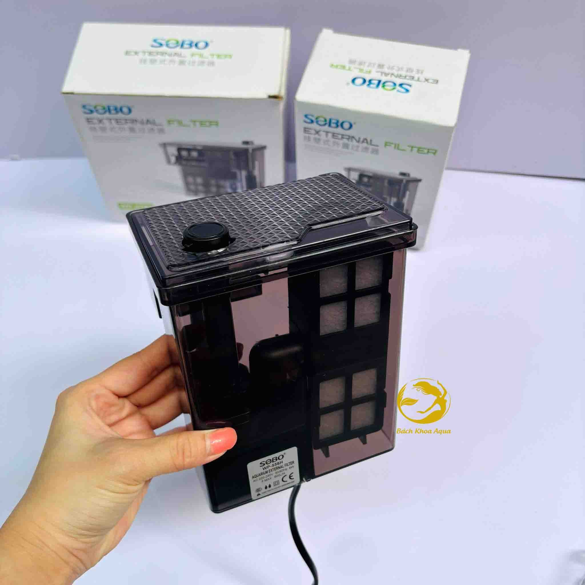 Lọc thác Sobo WP-558H / WP-578H lọc nước cho bể cá cảnh
